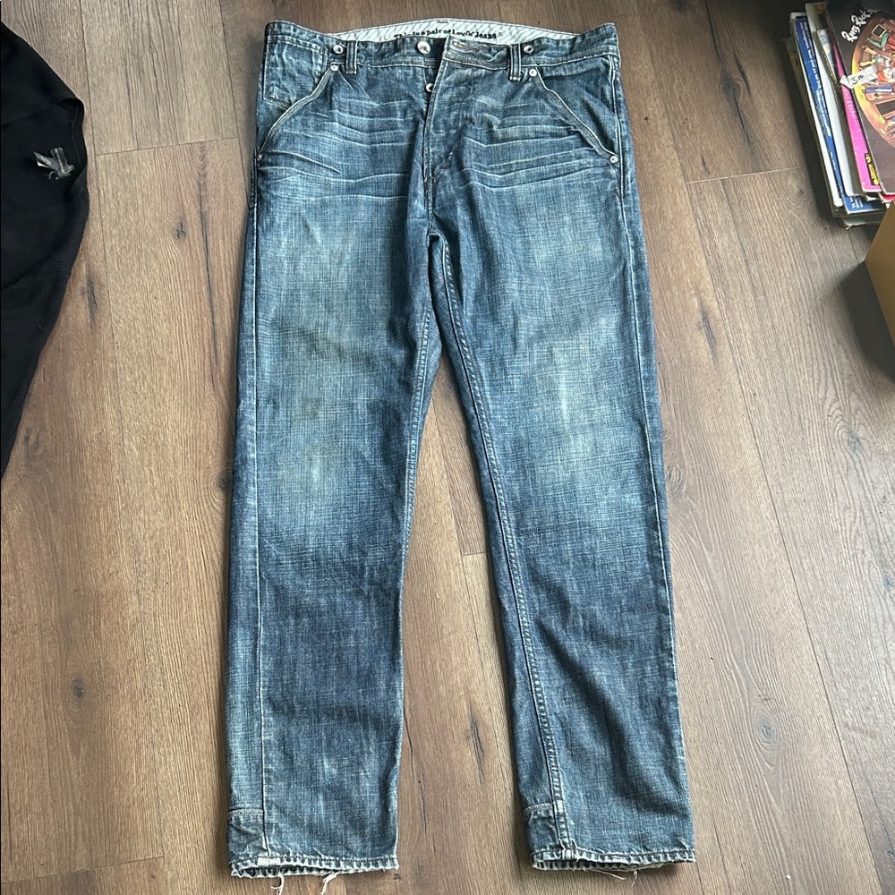 Levi's Engineered Men's Straight Denim in Faded Blue